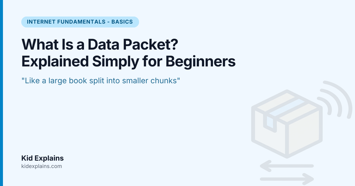 What Is a Data Packet? Explained Simply for Beginners